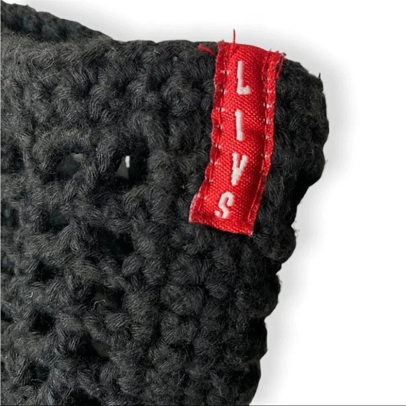 LIVS Black Crochet Button Up Washable Boots - Picture 4 of 6